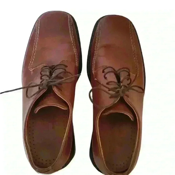 Bostonian Strada Men's Oxford Cap-Toe Dress Shoe Brown Size 8M - Picture 4 of 8